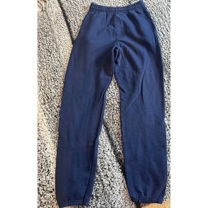 Men's Navy Blue Drawstring Sweatpants Size S